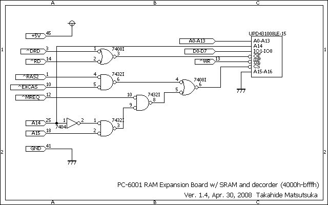 PC-6001補完ページ(RAM)